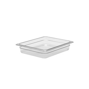 Bac alimentaire en polycarbonate GN 1/2, 26,5 × 32,5 × 6,5 h cm, sans couvercle, -100/+100 ° C - Product Image 1