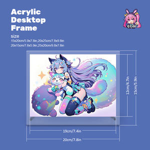 Acrylic hiển thị đứng pha lê Khung Ảnh Ngang & dọc tác phẩm nghệ thuật tùy chỉnh phim hoạt hình bưu thiếp chủ hình ảnh Hội Đồng Quản Trị - Product Image 5