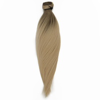 Queue de cheval à clipser 100% cheveux humains brésiliens Remy, ondulée bouclée, qualité supérieure, double épaisseur, ajustable, vente en gros