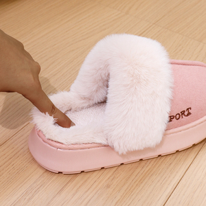 Nuovo prodotto EVA Sole <span class=keywords><strong>pelose</strong></span> pantofole da donna in finta pelle scamosciata superiore da donna pantofole di pelliccia con prezzo favorevole - Product Image 6