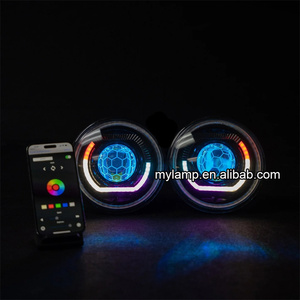 Améliorez vos phares avant pour <span class=keywords><strong>Nissan</strong></span> Y60 GQ Patrol, phares LED de 1988 à 1997 avec effet « œil furieux » - Product Image 5