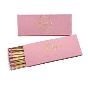 Customizable Stick <strong>Match</strong> <strong>Boxes</strong>, Custom Safety <strong>Match</strong> Gold Logo and <strong>Match</strong> Color - Product Image 3