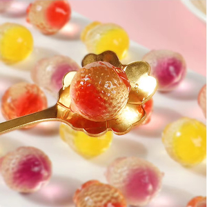 Halal chứng nhận mượt-mịn gelatin-Miễn phí thỏa thích-sôi động bùng nổ trung tâm chất lỏng Gummy Kẹo với tinh chất nhiệt đới Kỳ Lạ - Product Image 6