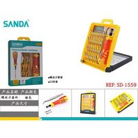 Juego de Destornilladores SUNING de 21 Piezas de Acero al Cromo Vanadio para Reparación de Teléfonos Móviles, Tabletas y Relojes