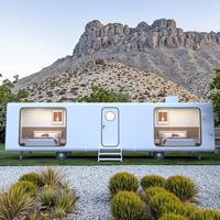 Petite maison contemporaine de luxe de 10m Volferda Portable 8.5m Space Capsule Mobile Container Home 5-Person Folding Steel