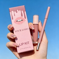 Kit Lèvres en Gros 2-en-1 : Rouge à Lèvres Liquide Longue Tenue, Gloss Végétalien et Crayon à Lèvres – Marque Privée
