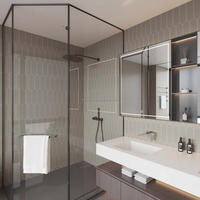 Vente flash - Panneau mural SPC facile à installer, imperméable, imprimé en 3D, feuille de marbre PVC UV pour la décoration intérieure des hôtels