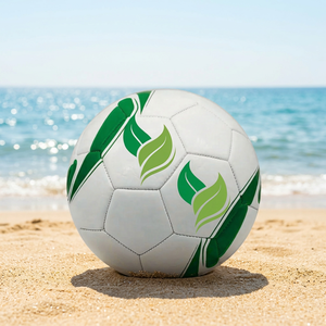 Official Size Promotional Soccer Ball Size 5 PU PVC Leather Custom Logo Professional Training Match Wholesale OEM Manufacturer - Product Image 1