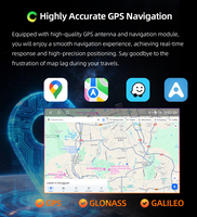 Autoradio GPS Android 10 2 Din 9 pouces pour Subaru Forester 2013-2018 CarPlay 4G WiFi BT USB Système multimédia