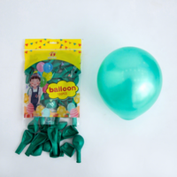 Balon Lateks Bulat Tianshuo Berkualitas Tinggi 10 inci dengan Tali Penghubung, Cetak 2 Warna, Dekorasi Pesta Pastel, Model 2.2g, Grosir