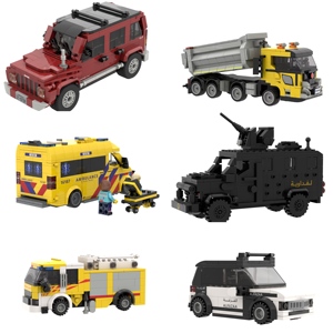 Bloques de Construcción de Autos Personalizados, Juguetes Educativos para Niños, Modelo de Auto de Carreras, Bloques de Construcción, Sets de Bloques de Autos Deportivos - Product Image 6