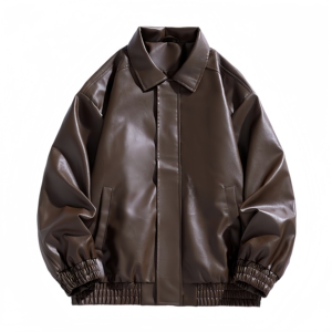 Nuova <span class=keywords><strong>Giacca</strong></span> Casual Stile Moto Retrò Americana 2026 per Uomo, <span class=keywords><strong>Giacca</strong></span> in <span class=keywords><strong>Pelle</strong></span> alla Moda per Primavera e Autunno - Product Image 5
