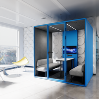 Dosettes de réunion acoustiques insonorisées cabine téléphonique de bureau chinoise nacelle acoustique