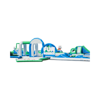 Structure gonflable FUN BOUNCE en PVC Oxford pour parc aquatique, jeux aquatiques personnalisés pour lac