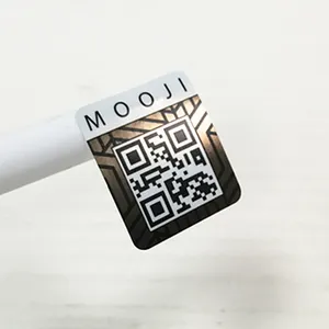 Оптовая продажа, серийная последовательная наклейка с кодом Qr, печатные наклейки со штрих-кодом