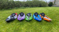 Vicking Sea Touring Paddle Kayak 9FT Lldpe Plastique CE Canoë Siège Unique Une Personne Mains Libres Pédale Pêche