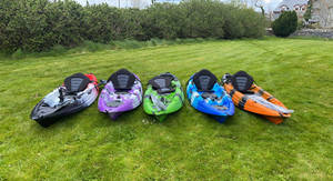 Vicking Sea Touring <span class=keywords><strong>Paddle</strong></span> Kayak 9FT Lldpe Plástico CE Canoa Asiento único Una persona Manos libres Pedal <span class=keywords><strong>Pesca</strong></span> - Product Image 6