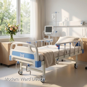 Lit médical Keling optimisé pour les centres <span class=keywords><strong>de</strong></span> chirurgie ambulatoire avec surfaces faciles à nettoyer et mobilité accrue - Product Image 1