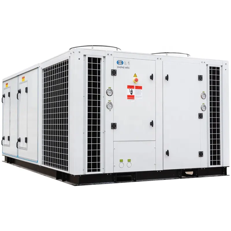 옥상 HVAC 380V 50HZ 3 상 옥상 덕트 AC 3 톤 AC 유닛 상업용 옥상 에어컨