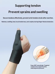 Manchon de protection pour le <span class=keywords><strong>pouce</strong></span> et le poignet en spandex, gaine de protection du tendon, pour le badminton, protection de l'articulation du poignet, soutien de <span class=keywords><strong>rééducation</strong></span> - Product Image 1