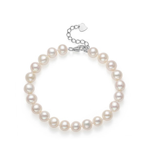 Bracciale donna Charm argento con perle stile classico per matrimoni feste <span class=keywords><strong>festa</strong></span> <span class=keywords><strong>della</strong></span> <span class=keywords><strong>mamma</strong></span> regalo dalla fabbrica prezzi diretti - Product Image 1