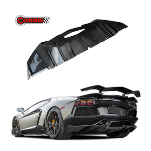 Diffuseur arrière en fibre de carbone sèche style Vors pour Lamborghini Aventador LP700, lèvre de pare-chocs arrière, pièces automobiles - Product Image 1