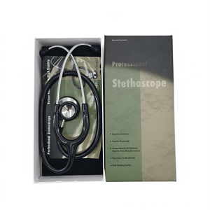 Stetoscopio a Doppio Tubo Economico Approvato CE - Stetoscopio Medico Multifunzionale Manuale in Plastica a Doppia Testa per Assistenza Sanitaria - Product Image 3