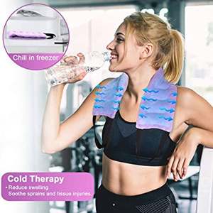 Microgolfverwarmingskussen Voor Nekschouders En Rugpijnverlichting Herbruikbaar Gewogen Verwarmde Verpakking In De Magnetron - Product Image 5