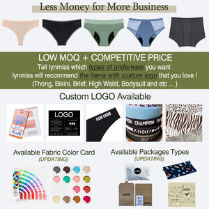 Culottes menstruelles absorbantes en dentelle taille moyenne anti-fuites en bambou pour la vente en gros - Product Image 6