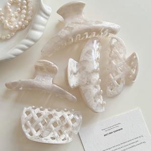 Pinzas de Pelo de Acetato Unisex con Diseño de Diferentes Formas, Mezcla de Colores Frescos, Pinzas de Pelo Elegantes de Estilo Japonés y Coreano para Uso Diario - Product Image 2