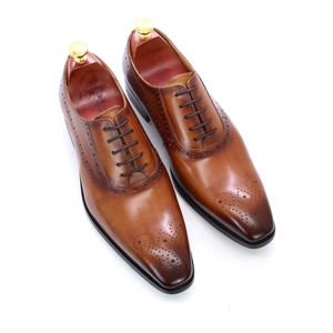 รองเท้าหนังเสริมส้น Felix Chu Classic สำหรับผู้ชาย - Product Image 1