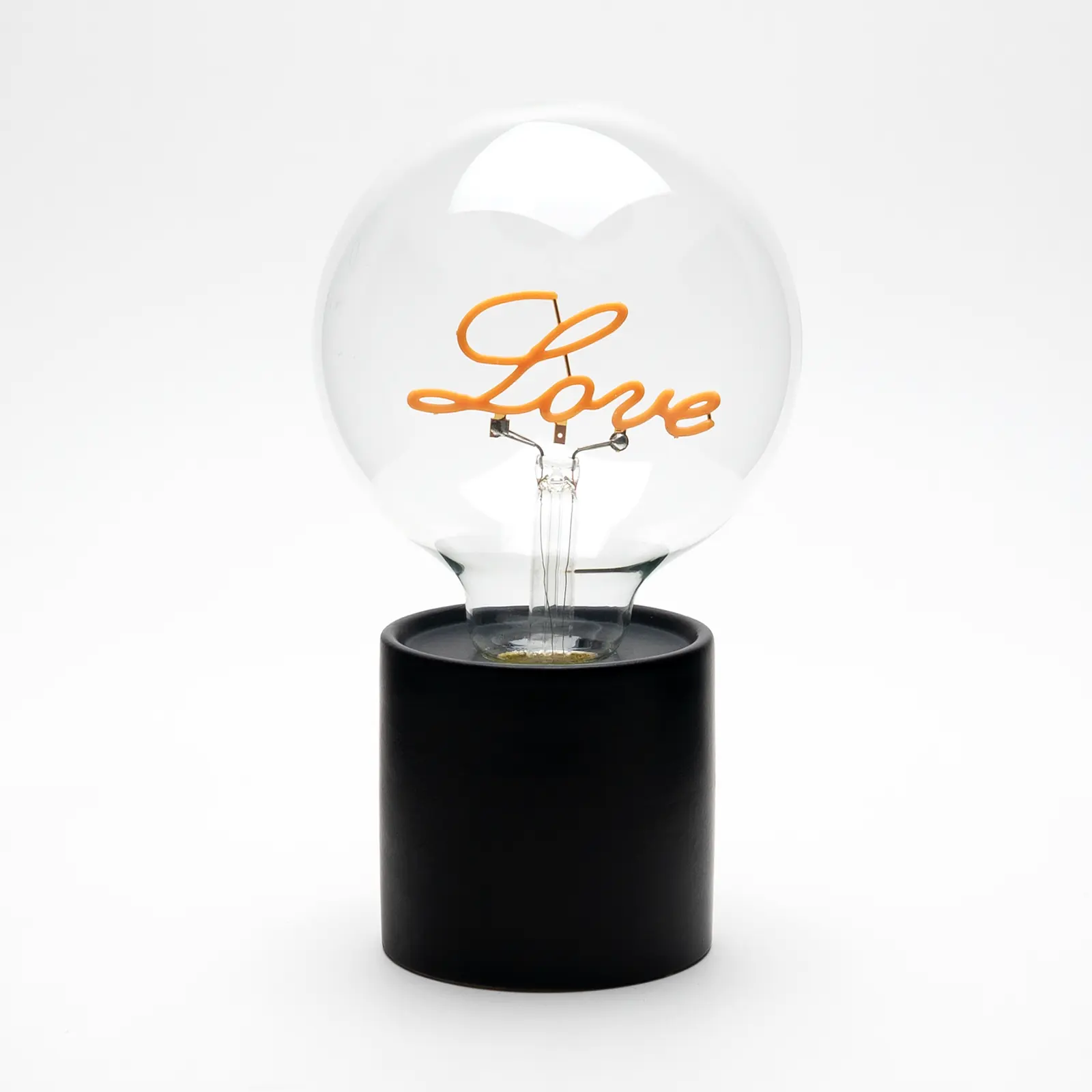 Bombilla Retro Vintage LED Edison, lámpara de escritorio decorativa para el Día de San Valentín