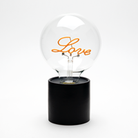 Ampoule LED Edison Vintage rétro, luminaire décoratif pour la saint-valentin, lampe de bureau, 1 pièce