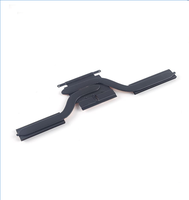 Radiateur de CPU pour ordinateur portable à caloducs soudés minces et aplatis - Ensemble de ailettes de refroidissement en cuivre haute efficacité pour la gestion thermique des ordinateurs portables
