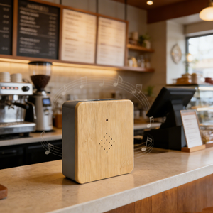 Box con Suoni di Uccelli per Caffetterie, Generatore di Rumore Bianco per Relax, Design Quadrato per Migliorare l'Esperienza del Cliente e l'Atmosfera - Product Image 1