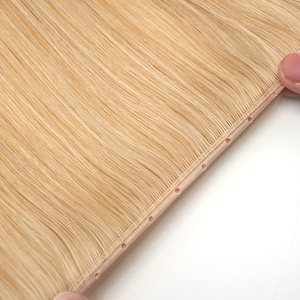 Extensions de <span class=keywords><strong>cheveux</strong></span> naturels PU Genius Butterfly Weft à double trame, fournisseur direct d'usine Lanxun - Product Image 3