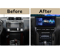 Système de navigation GPS Android pour voiture Krando, lecteur DVD pour Toyota Prado 2010-2020, tablette Android, navigation GPS avec carte Igo, DSP