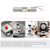 Célula de Carga de Punto Único HY-133, Sensor de Pesaje de Alta Precisión con Medidor de Deformación de Aleación de Aluminio, 1kg~50kg para Báscula Electrónica Digital