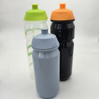 Bouteille d'eau de cyclisme en PE sans BPA, anti-fuite, pour le vélo et les voyages