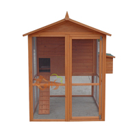 Grand poulailler extérieur en bois, imperméable et résistant au vent, pour petits animaux et animaux de compagnie