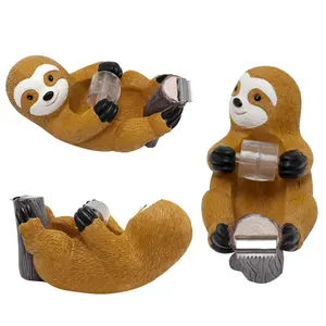 Dispensador de fita para uso doméstico e no escritório Cortador de fita padrão Animal Sloth