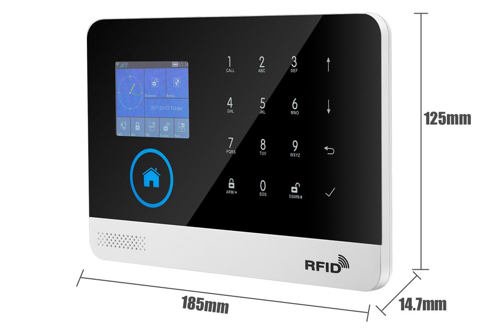 PG103 Alarm System for Home Burglar Security 433MHz WiFi 4G Alarm Wireless Tuya Smart Alarm App Control · image 2