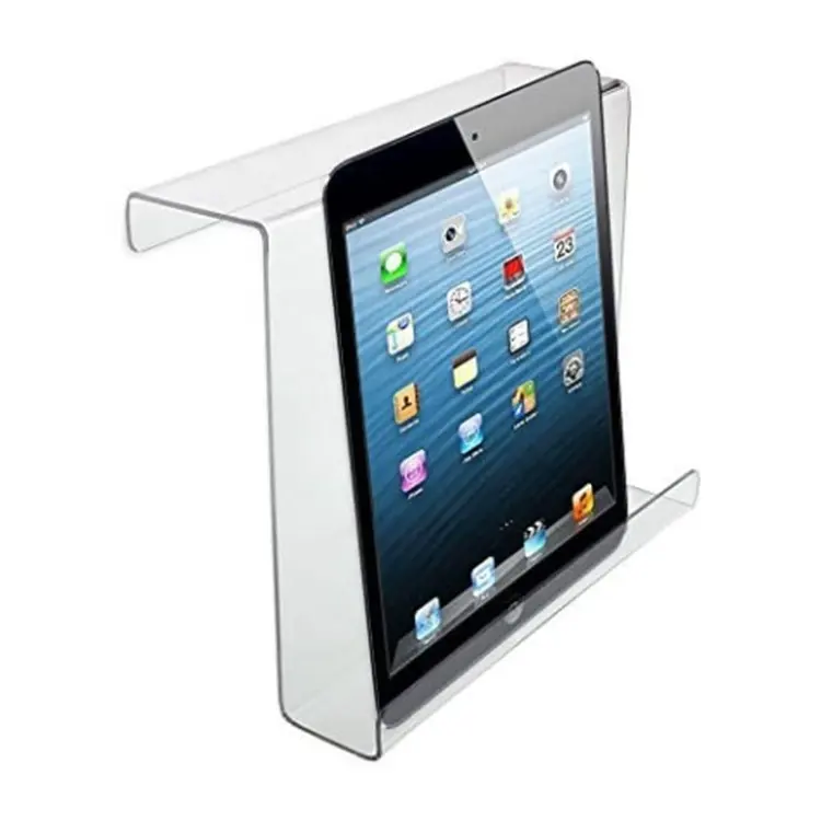 Compatible Transparent Acrylic iPad Display Holder Clear Kindle Stand Holder Acrylic Reading Rack