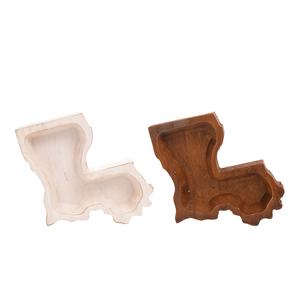 Ciotole in Legno di Paulownia Artigianali a Forma di Louisiana per Candele, Decorazione Rustica per la Casa - Product Image 2