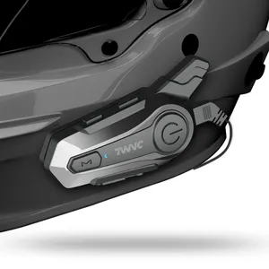 TWVC X1Plus CVC/DSP Noise Reduction 1000mAh 1V1 Bluetooth Intercom Motorcycle Headset INTERCOM FOR HELMET Intercom Motorcycle