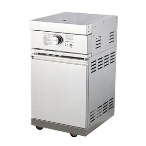 Nuevo diseño de cocina #304 gabinete de cocina impermeable de acero inoxidable Parrilla de barbacoa de gas cocina al aire libre con fregadero