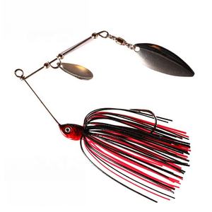 Vente en gros d'usine, leurres de pêche jigging 3,5g 5g, <span class=keywords><strong>chatterbait</strong></span>, spinnerbait, leurres de pêche en métal avec tête en plomb et jupes - Product Image 1