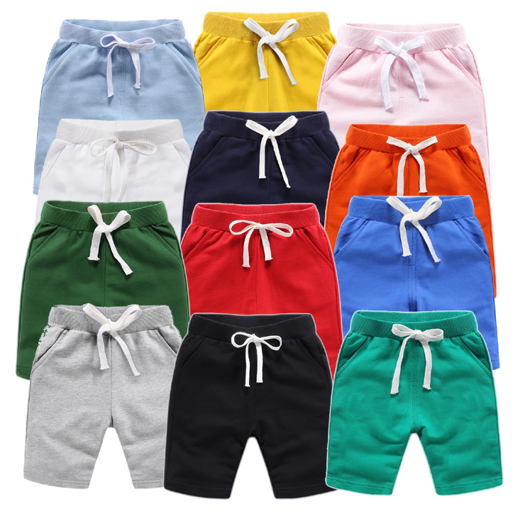 Wholesales Cotton Kids Running Sports Shorts