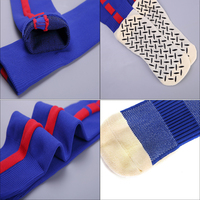 Largas Medias Calcetines Deporte Calcetas Deportivas Futbol Chaussettes de football antidérapantes pour hommes