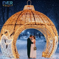 Grandes décorations de Noël et d'Halloween, arches lumineuses d'extérieur, guirlandes de fête, lumières de jardin, cordes lumineuses LED pour l'aménagement paysager
